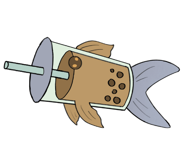A boba fish from the game REEL